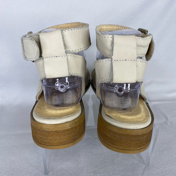 Musse & Cloud Women's Alanna Strappy Leather Sandals Ice Size 8 - Picture 7 of 11